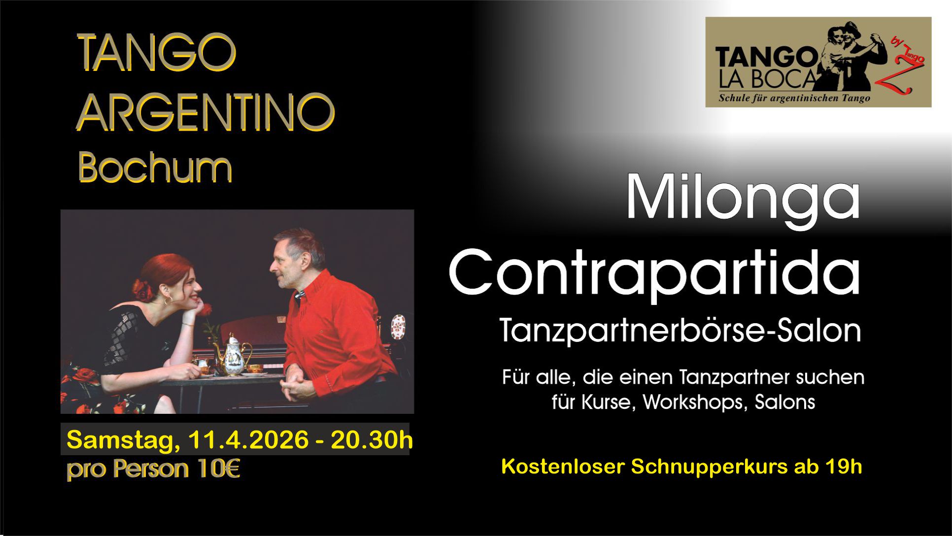 Tanzpartnerbörse im La Boca