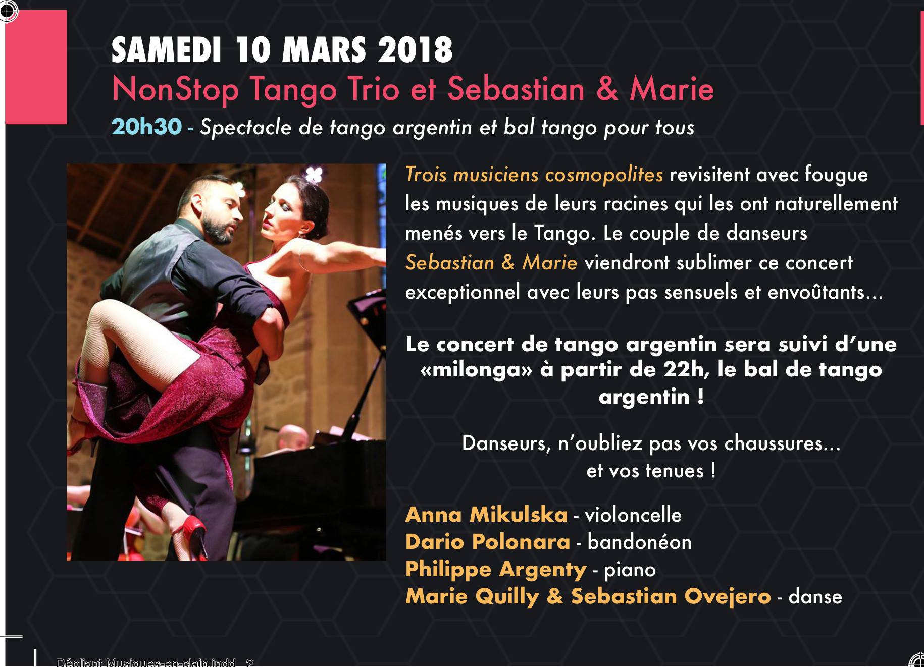 Milonga Musiques en Clain