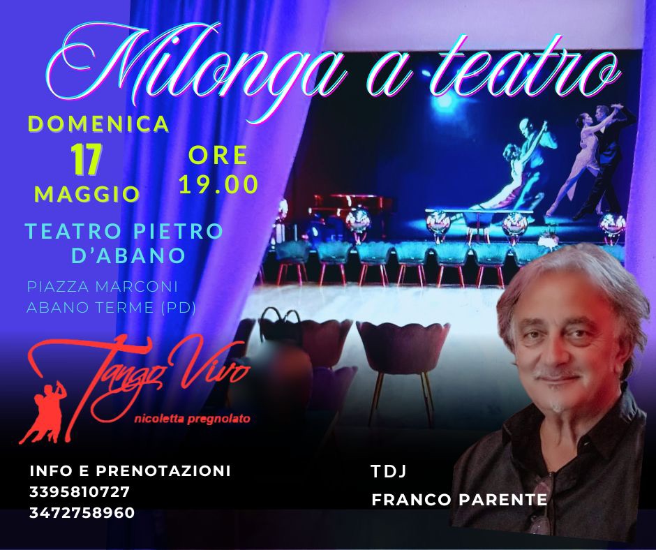 Milonga a Teatro - TDJ Franco Parente