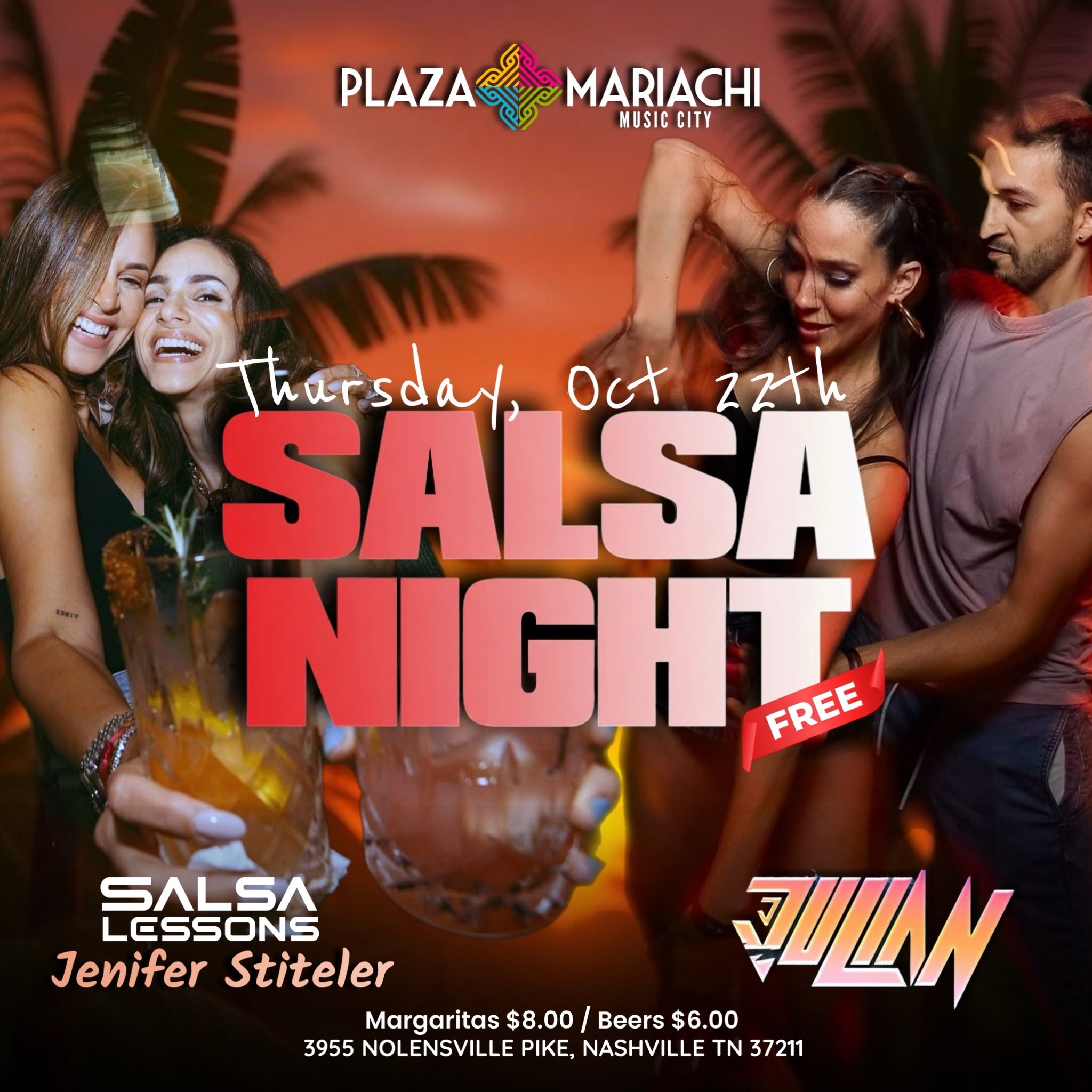 Salsa Night Free Lesson & Open Dance Floor