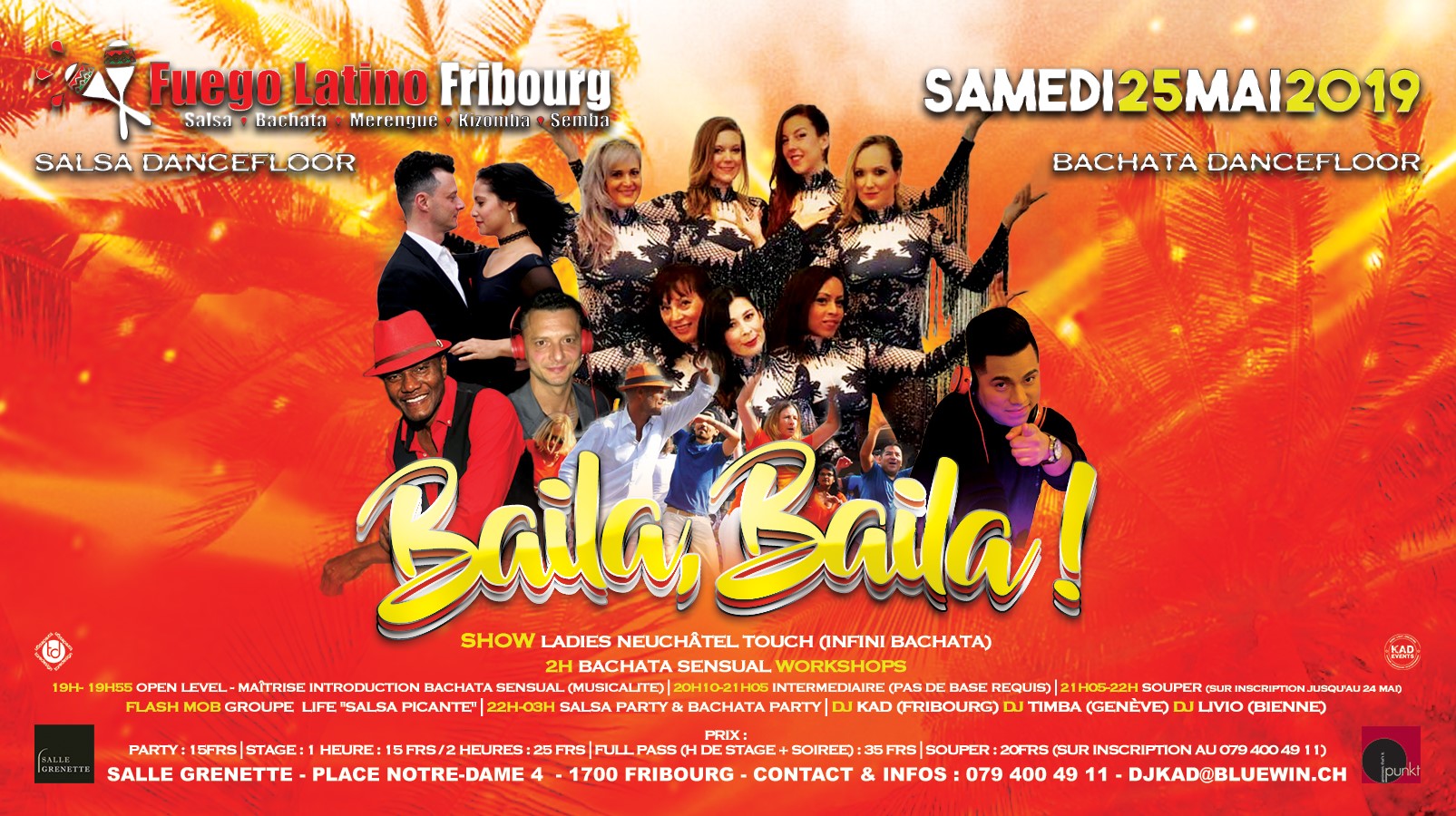 ☆☆☆ Fuego Latino "Baila Baila !!!" Sam. 25 Mai 2019 ☆☆☆