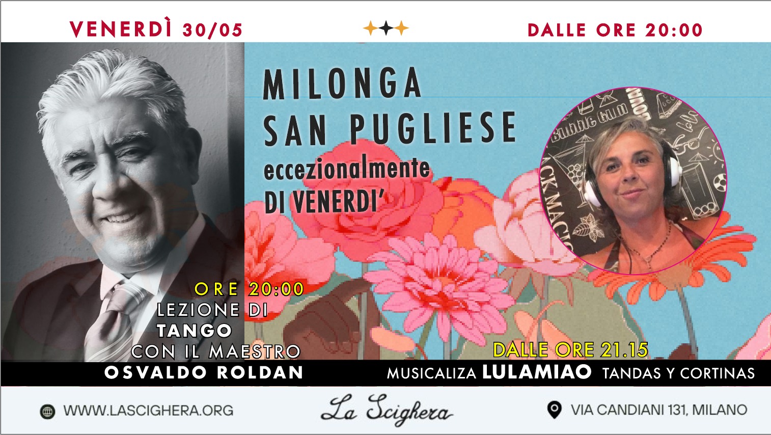Milonga San Pugliese con Osvaldo Roldan - Tdj Lulamiao