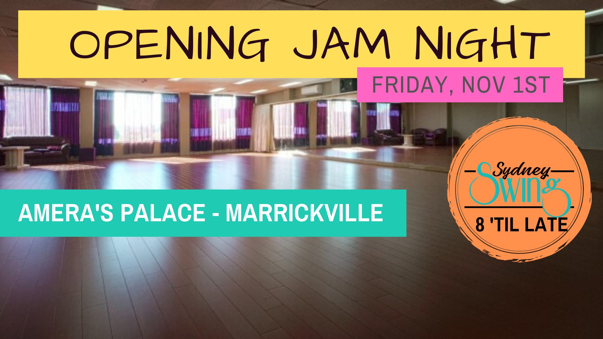 JAM Night - This Friday - 8pm 'til late