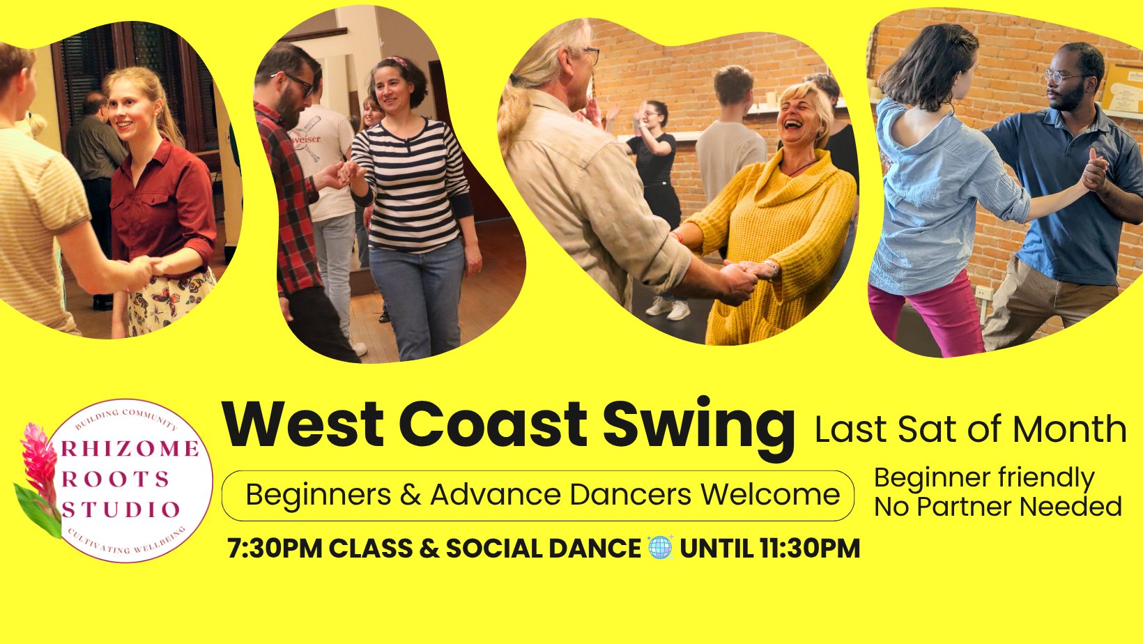 West Coast Swing Class & Social Dance- Last Sat in Ypsi
