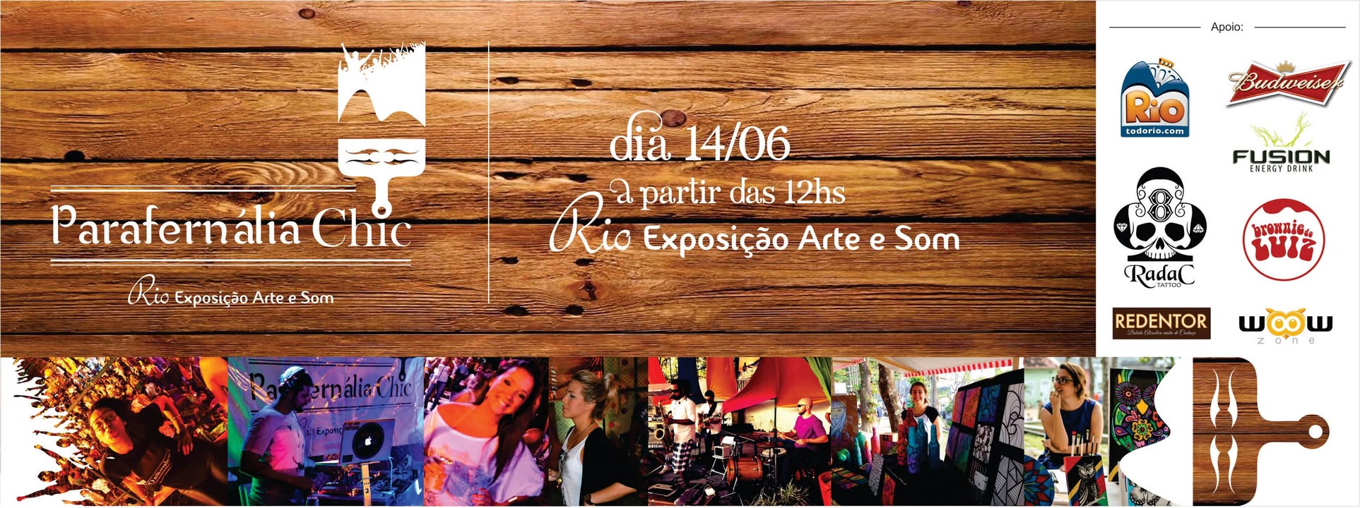 Parafernália Chic - Rio Exposição Arte e Som 14 JUN - 12h
