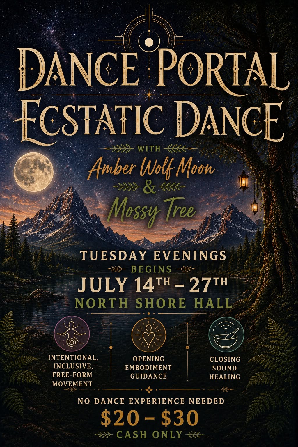 Dance Portal - Tuesday Evening ft. Amber Wolf Moon