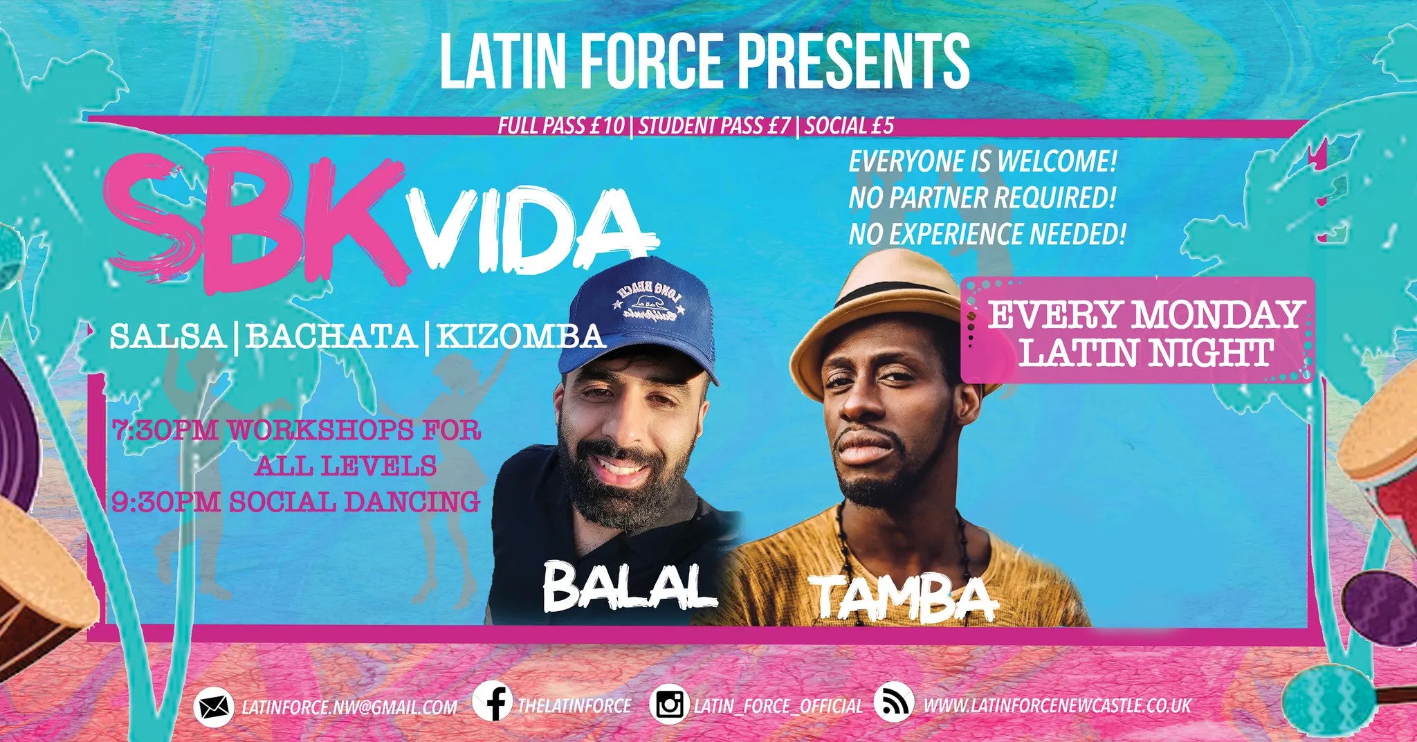 SBK VIDA at Freya's Bar ★ 29th August ★ SALSA MARATHON🔥🔥🔥 Social Only - 8pm