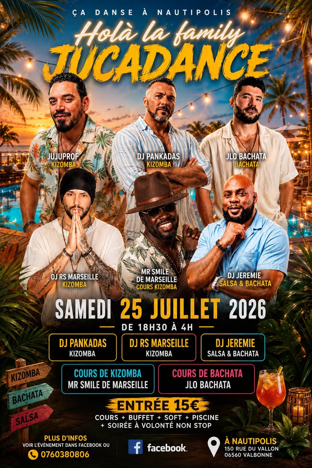 KIZOMBA BACHATA SALSA ça danse à nautipolis by JucaDance