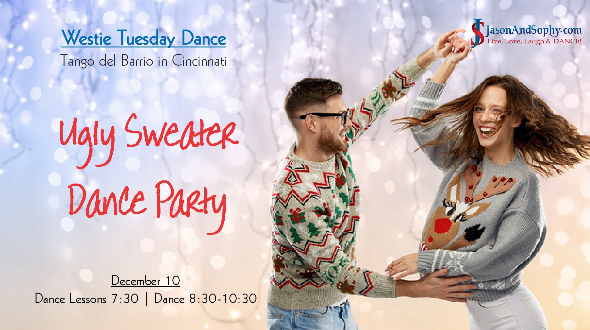 Westie Tuesday Dance - Ugly Sweater Party