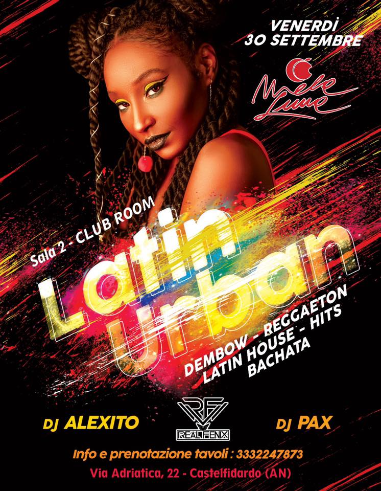 Venerdi 30 Latin Urban Club Room