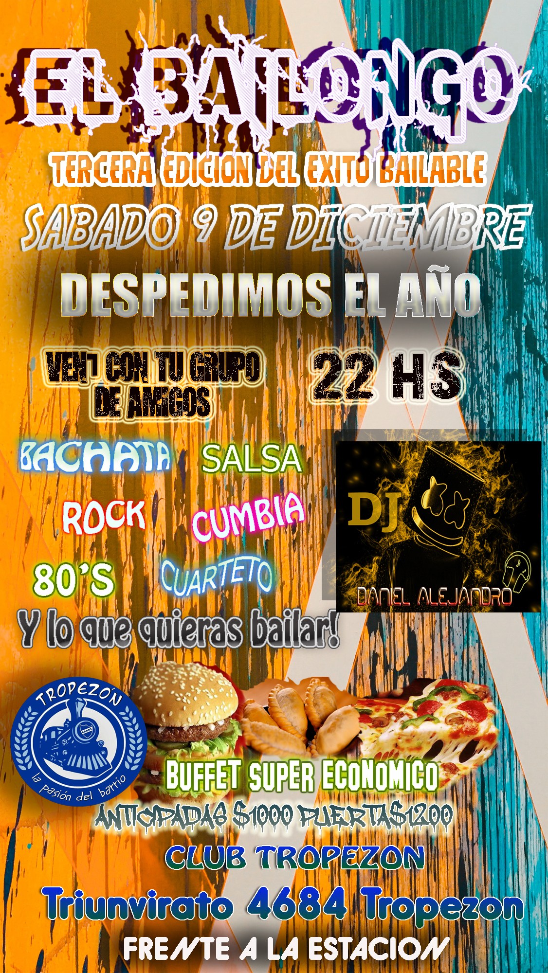 EL BAILONGO (Despedida fin de año)