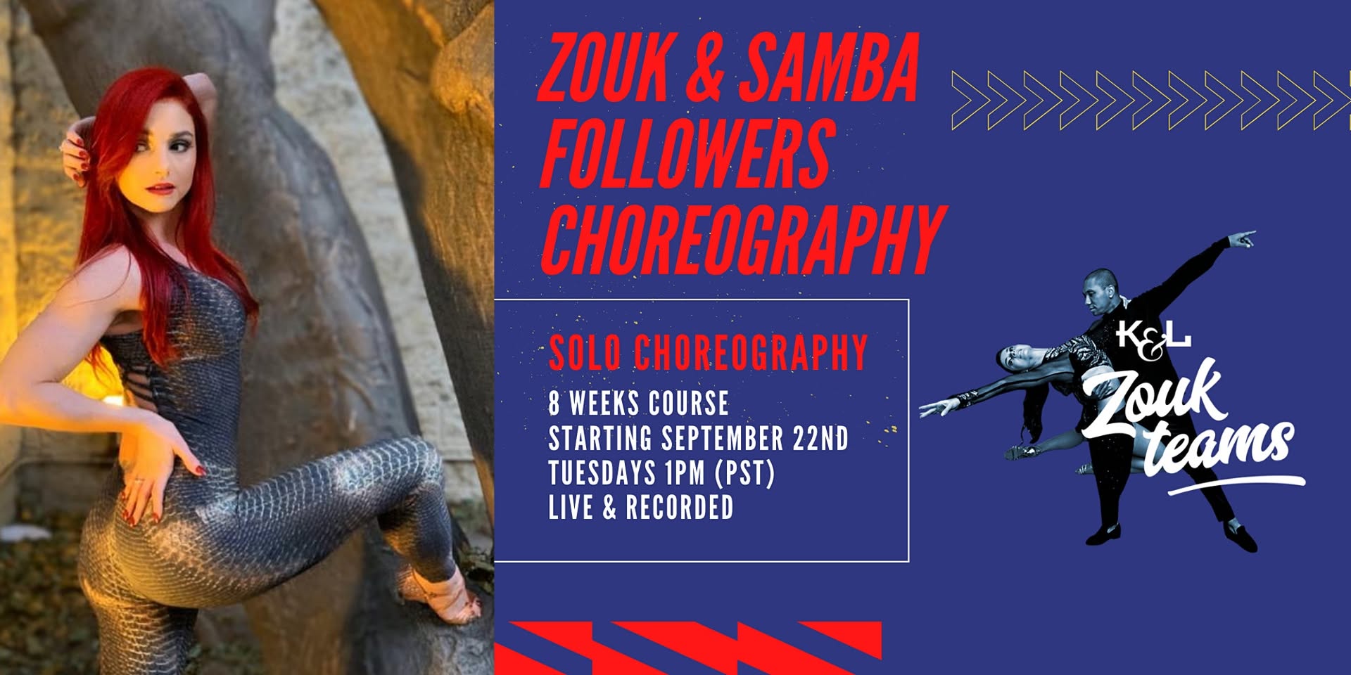 Zouk and Samba Followers Solo Choreography Course