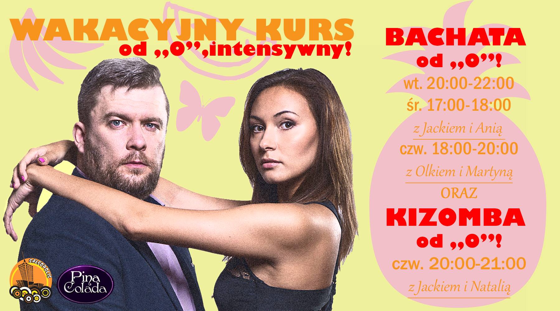 Wakacyjny intensywny kurs bachaty i kizomby od zera