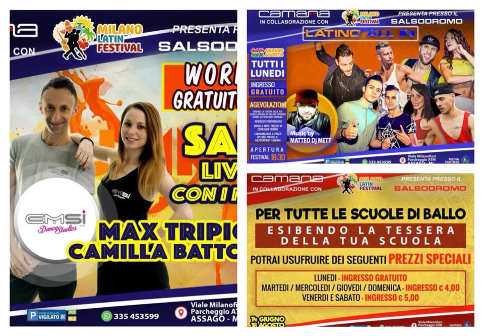 Serata Latino All In con Stage di Salsa