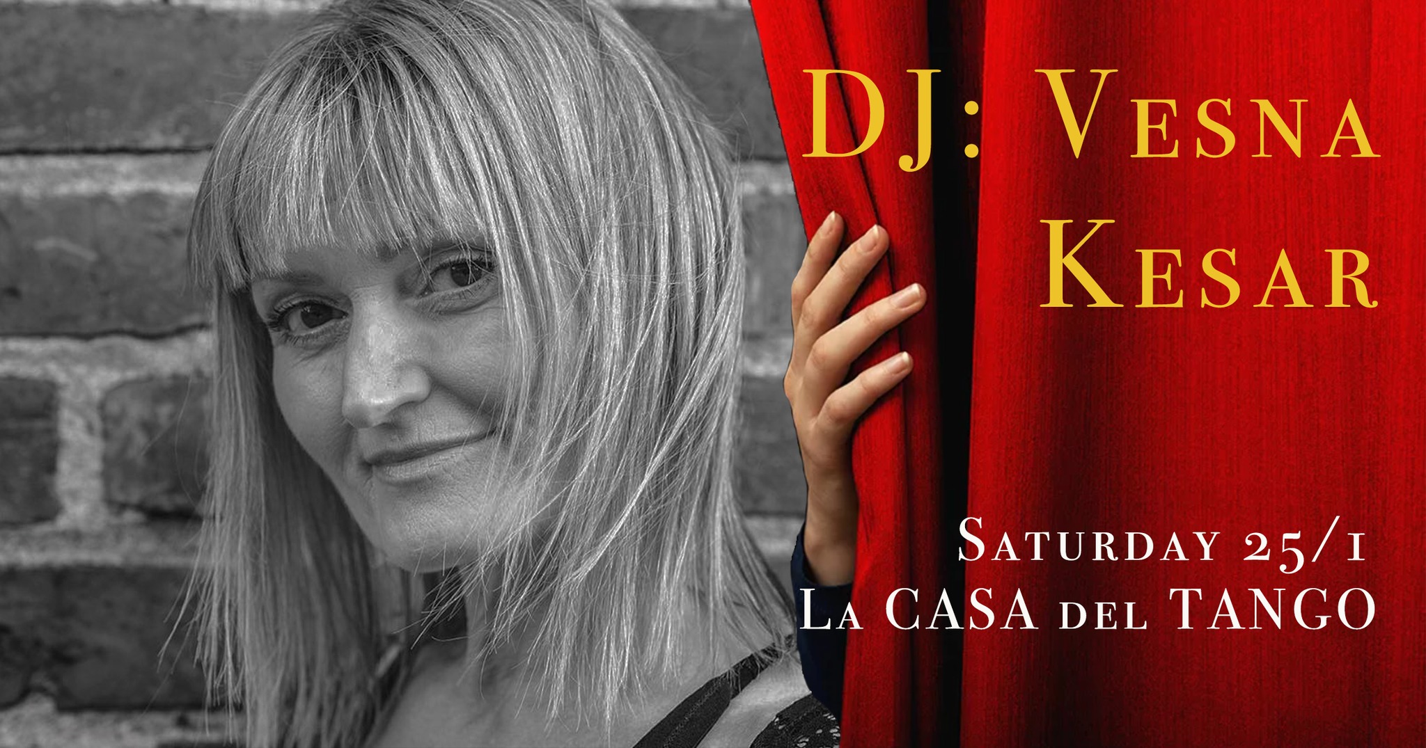 La CASA del TANGO with DJ: VESNA Kesar (Halmstad, Sweden)