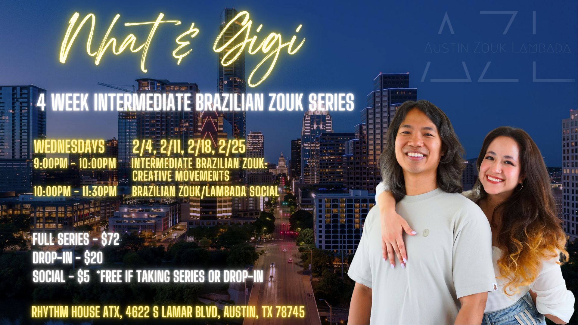 AZL: Brazilian Zouk w Nhat & Gigi