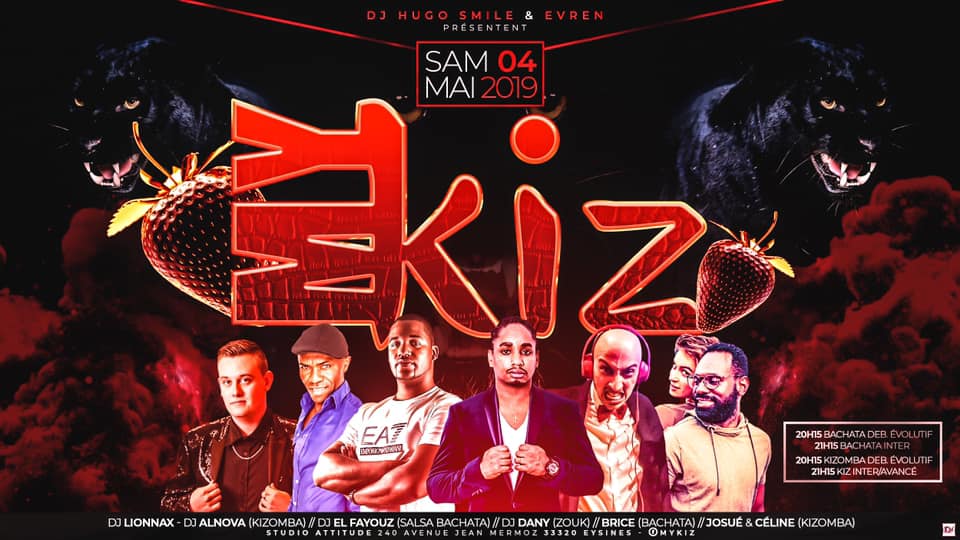 Soirée Mykiz Samedi 4 Mai 3 Salles 3 ambiances