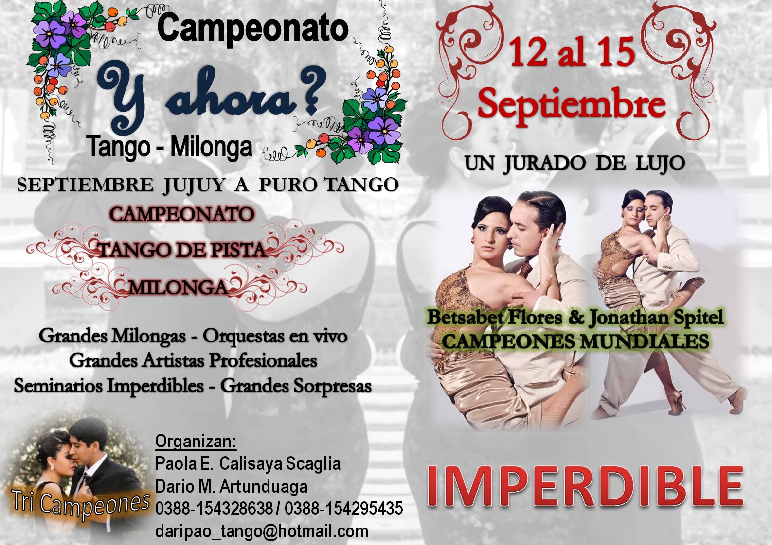 Campeonato ¿Y AHORA? de Tango de Pista y Milonga