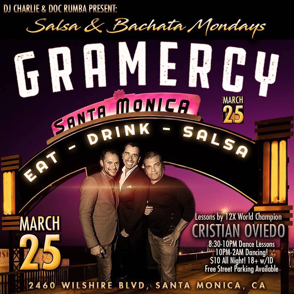 Salsa & Bachata Monday at Gramercy!