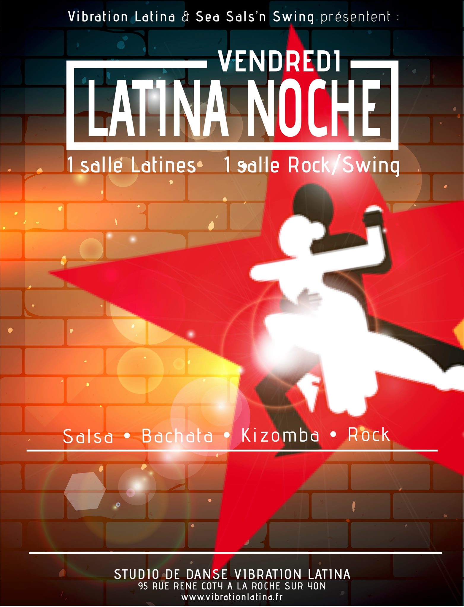 Noche Latina & Rock wcs 2 salles 2 ambiances - La Roche sur Yon