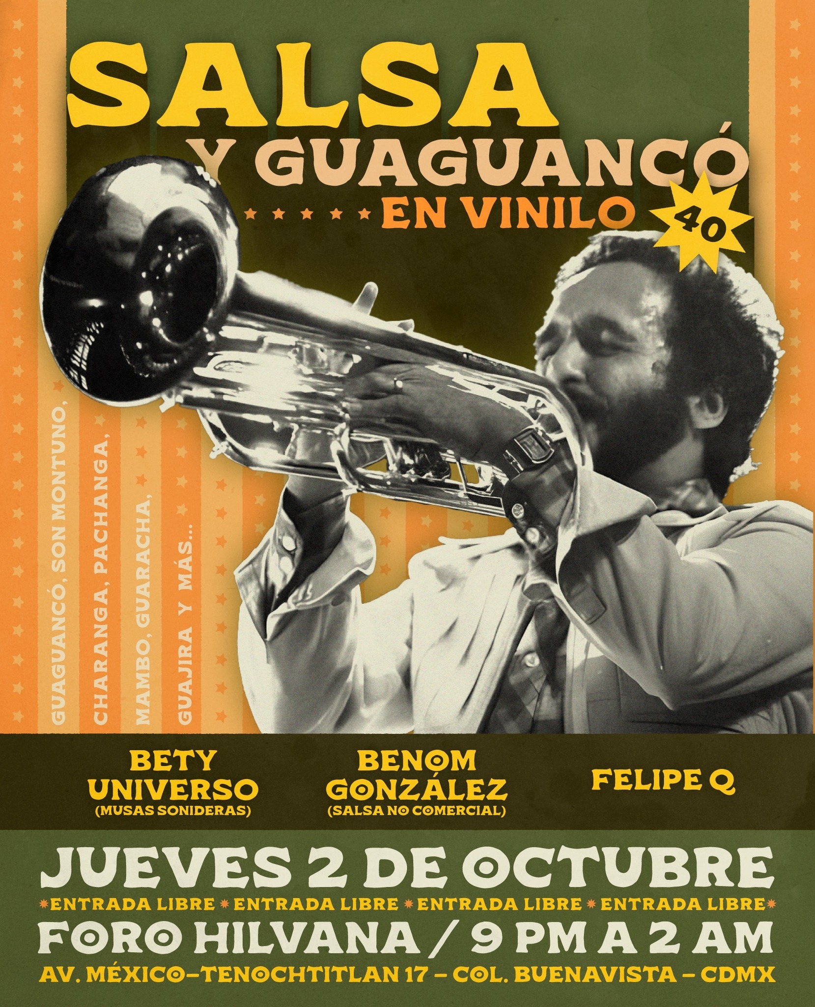 Salsa y Guaguancó en Vinilo 40