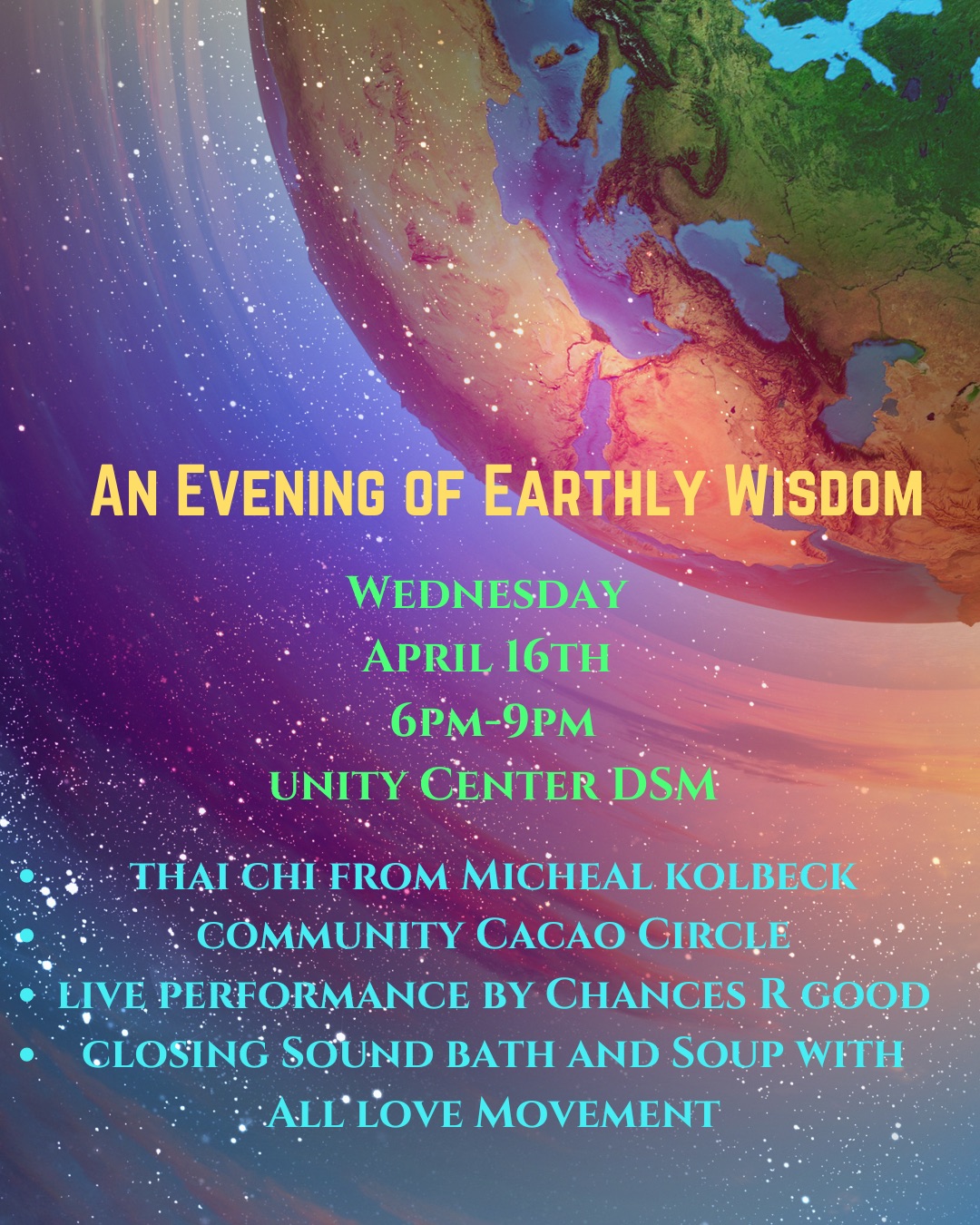 Chances R Good - Cacao Ceremony- Sound Healing with All Love Movement