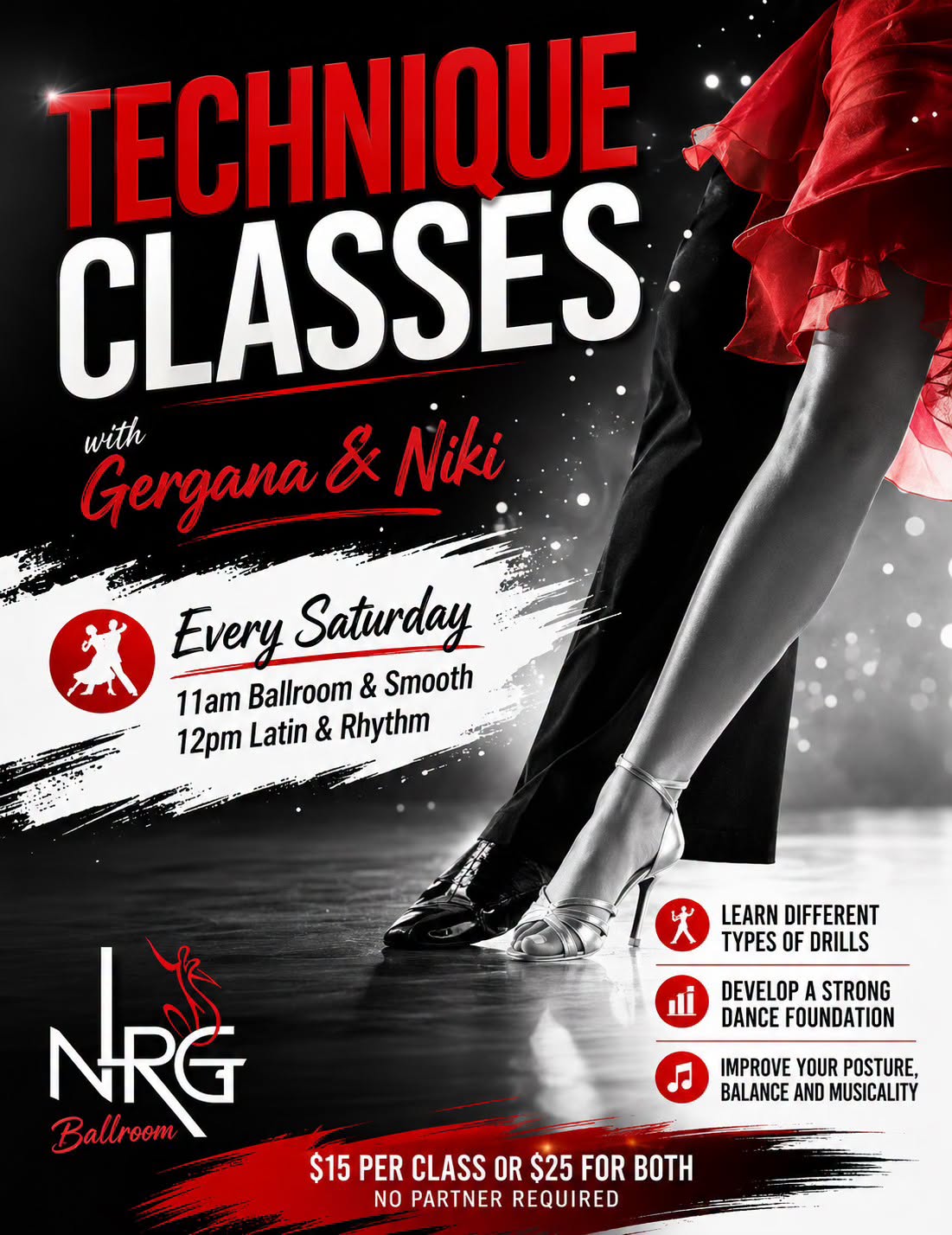 TECHNIQUE CLASSES with NRG