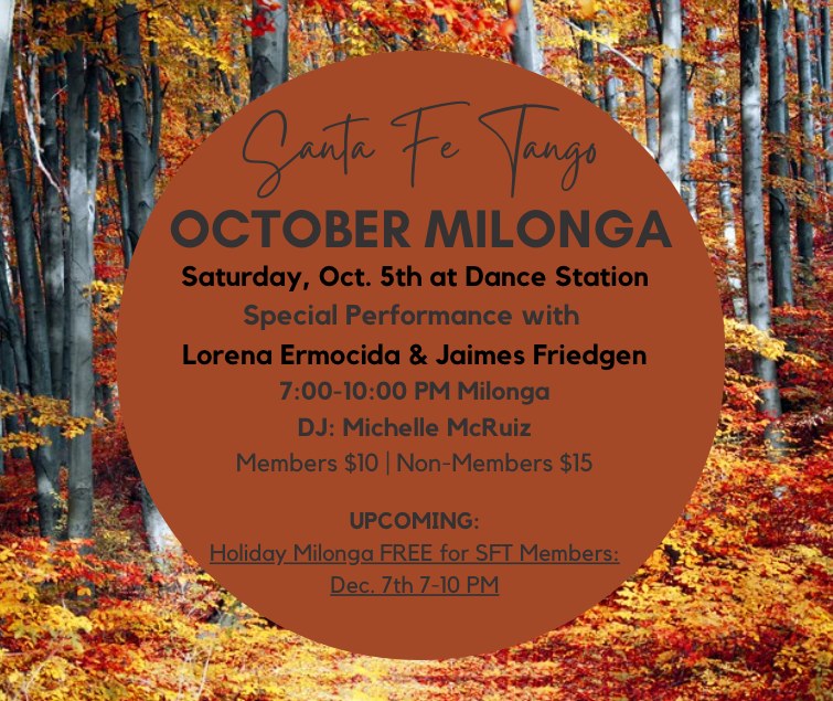 Milonga & Special Performance with Lorena & Jaimes