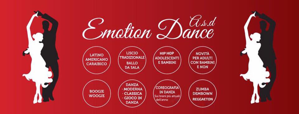 Dal 25 settembre settimana di prova corsi A.s.d. Emotion Dance