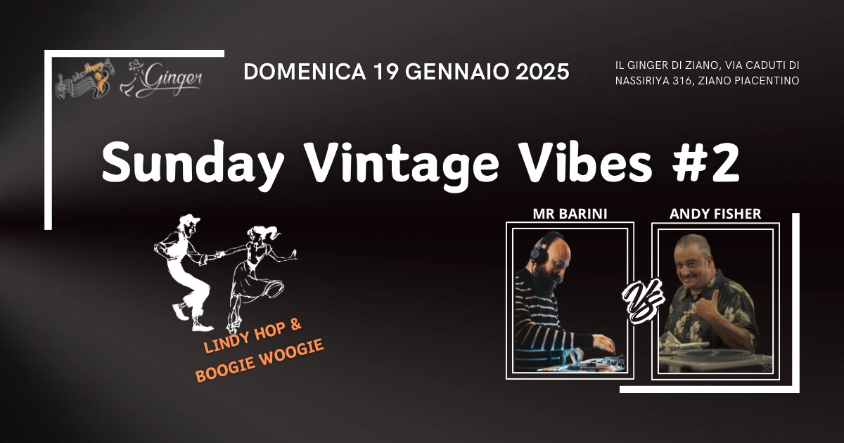 SUNDAY VINTAGE VIBES #2: Dj Battle Mr. Barini & Andy Fisher