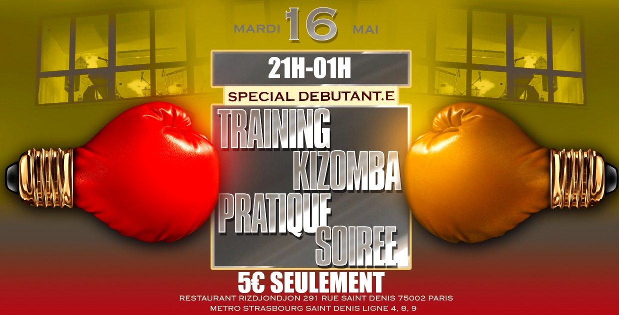 kizomba*Training*Pratique*Soirée*spécial débutant.e