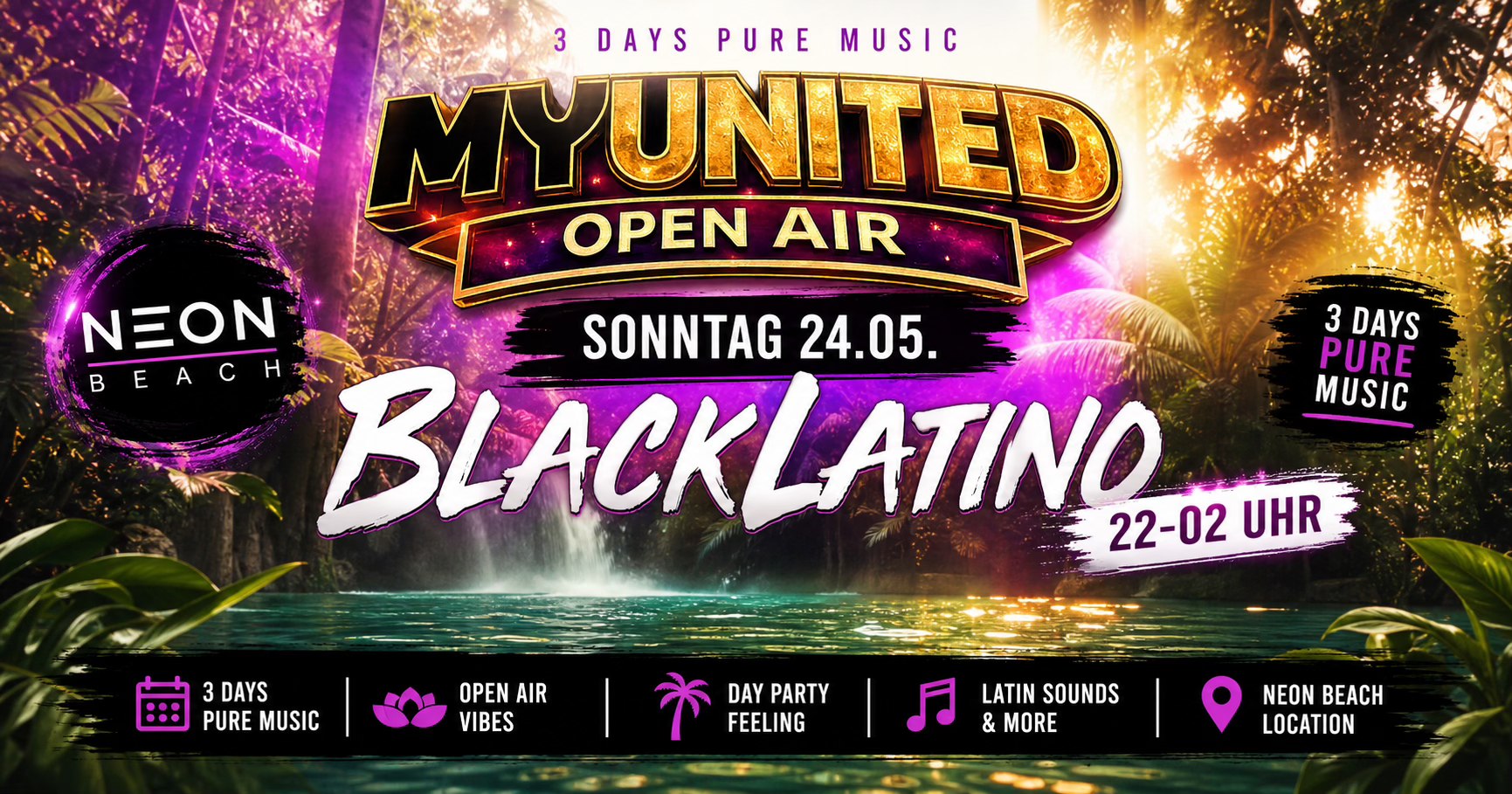 MYUNITED - Black Latino OPEN AIR Mannheim