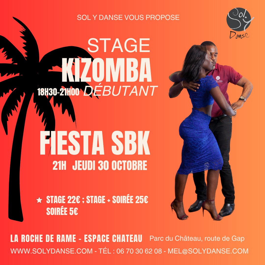 Stage de Kizomba débutant et Soirée SBK