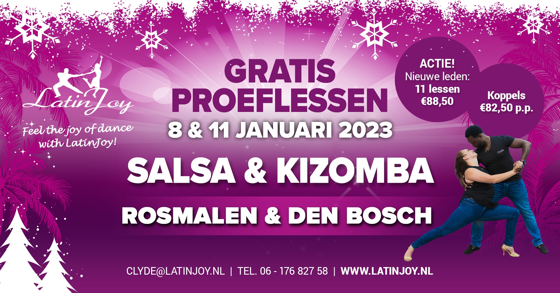 Gratis proeflessen Salsa & Kizomba in Rosmalen & Den Bosch