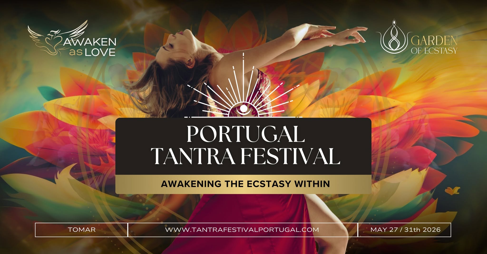 Portugal Tantra Fest 2026 by Awaken as Love & Garden of Ecstasy