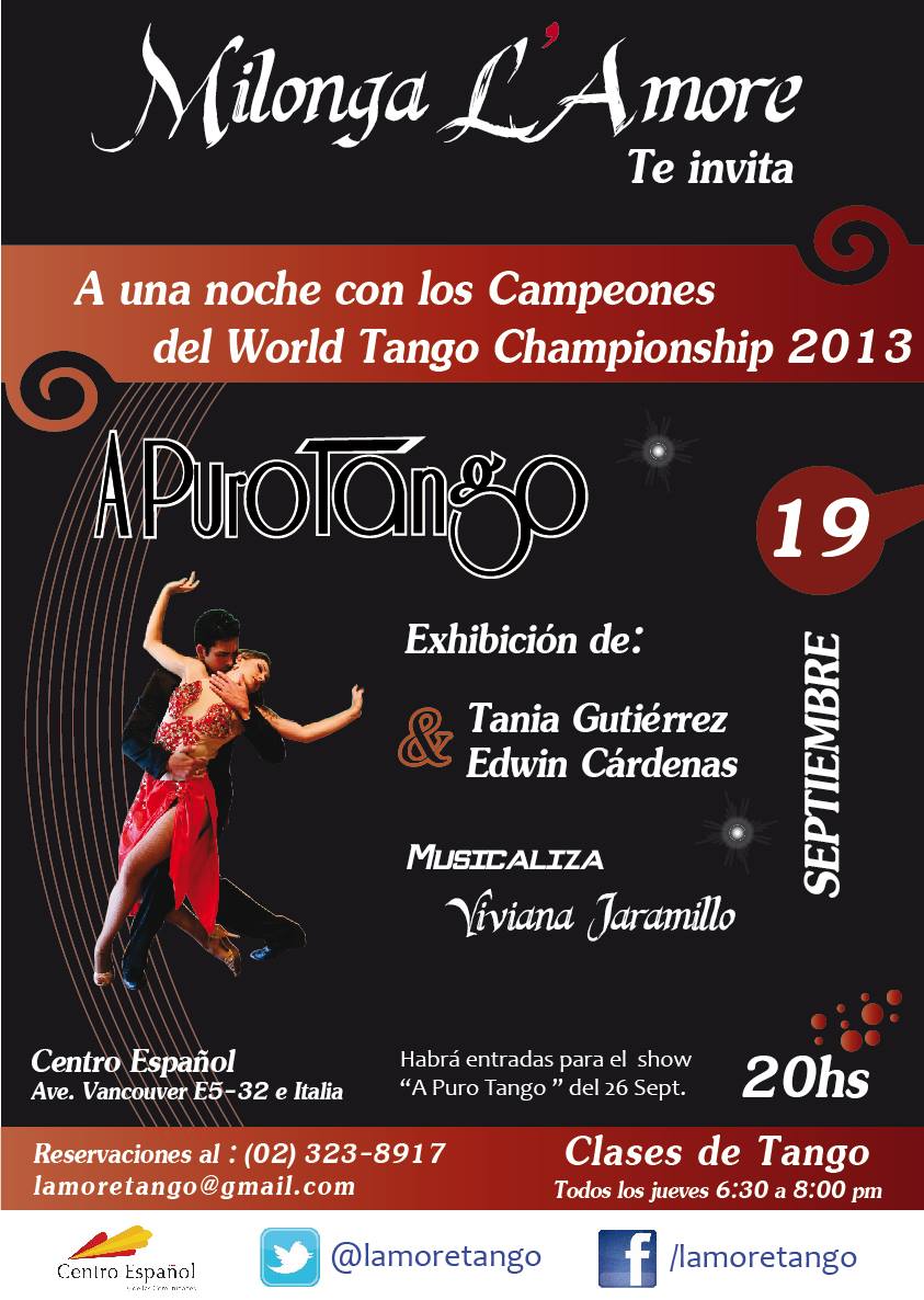 Milonga L'Amore con A PuroTango
