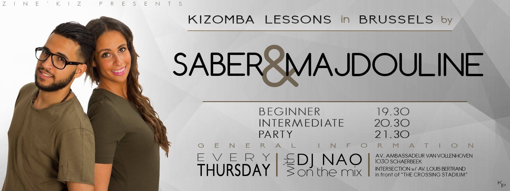 Cours de Kizomba by Saber & Majdouline - Bruxelles