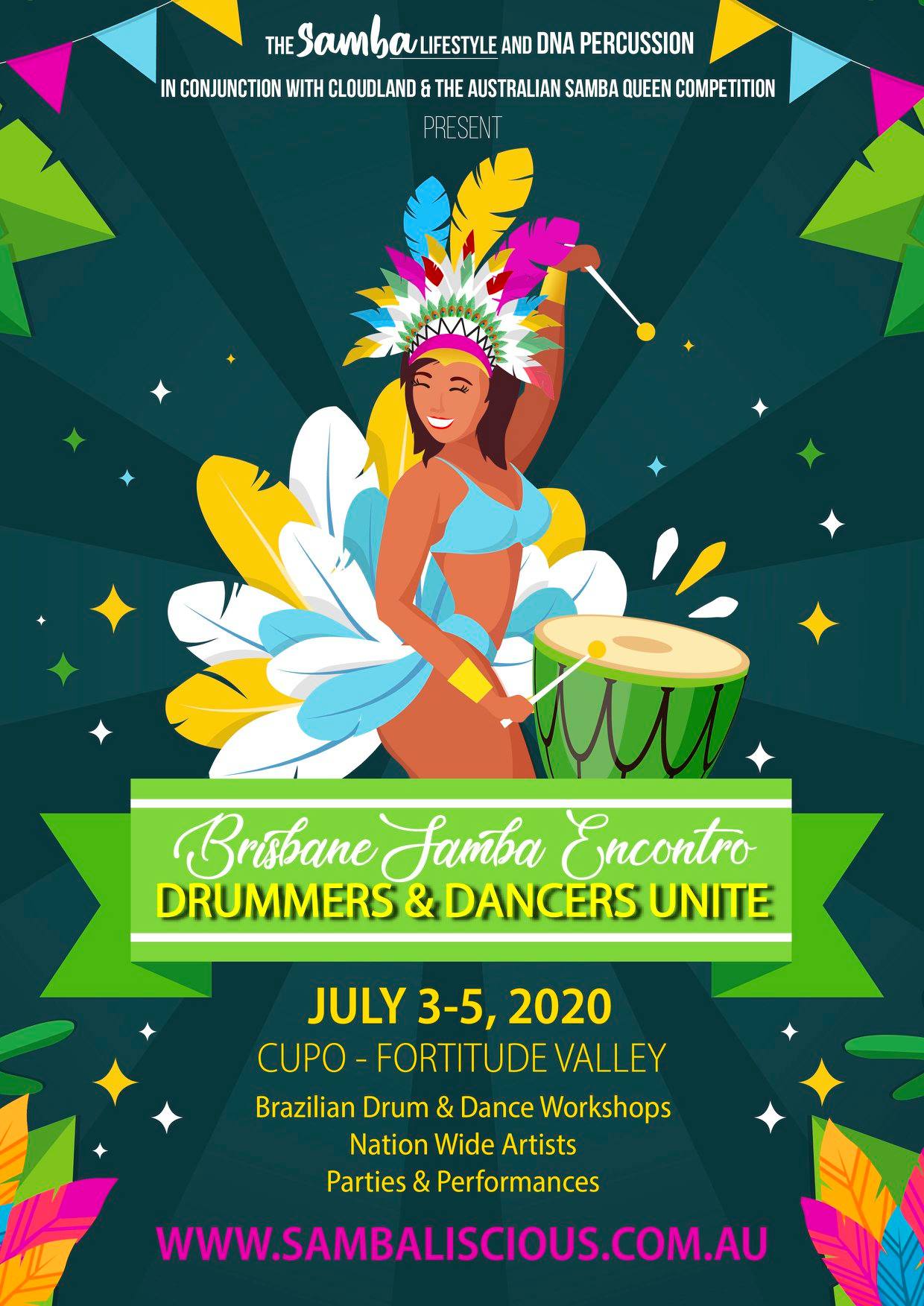 Brisbane Samba Encontro - Drummers & Dancers Unite