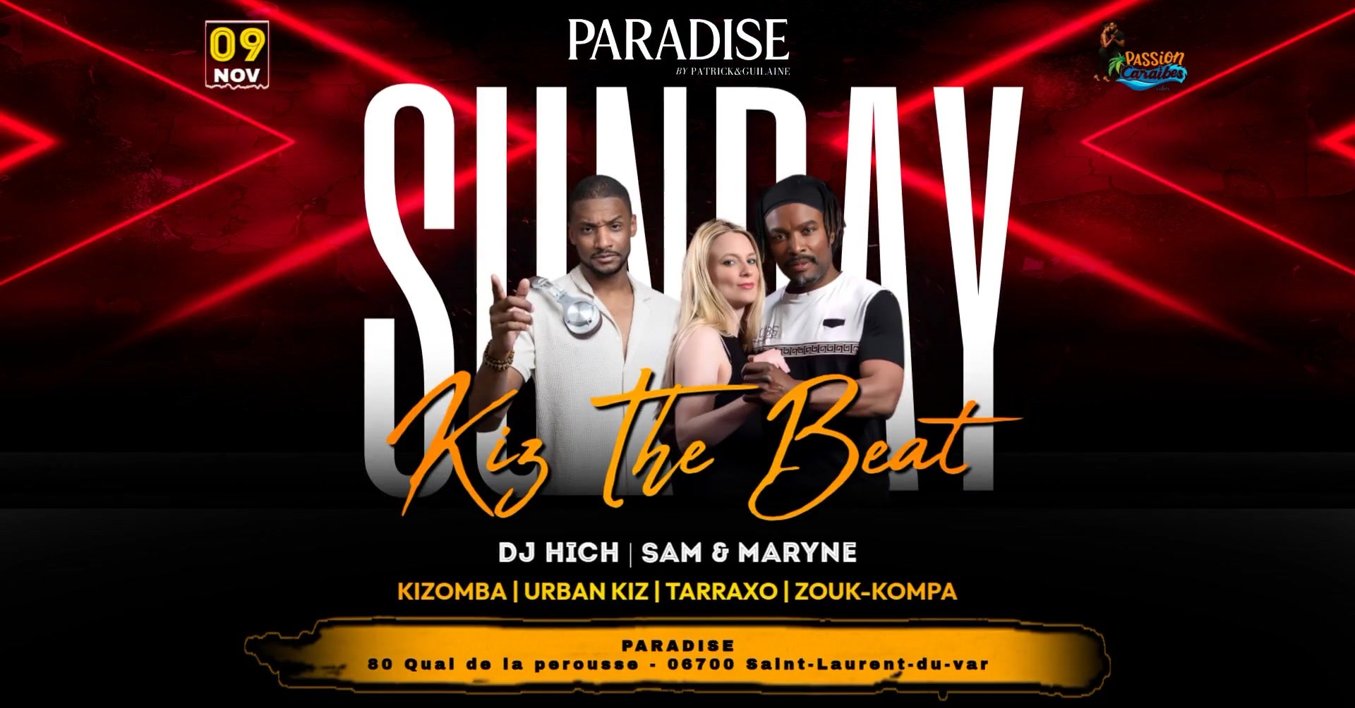 Cours + soirée Kiz the Beat au Paradise