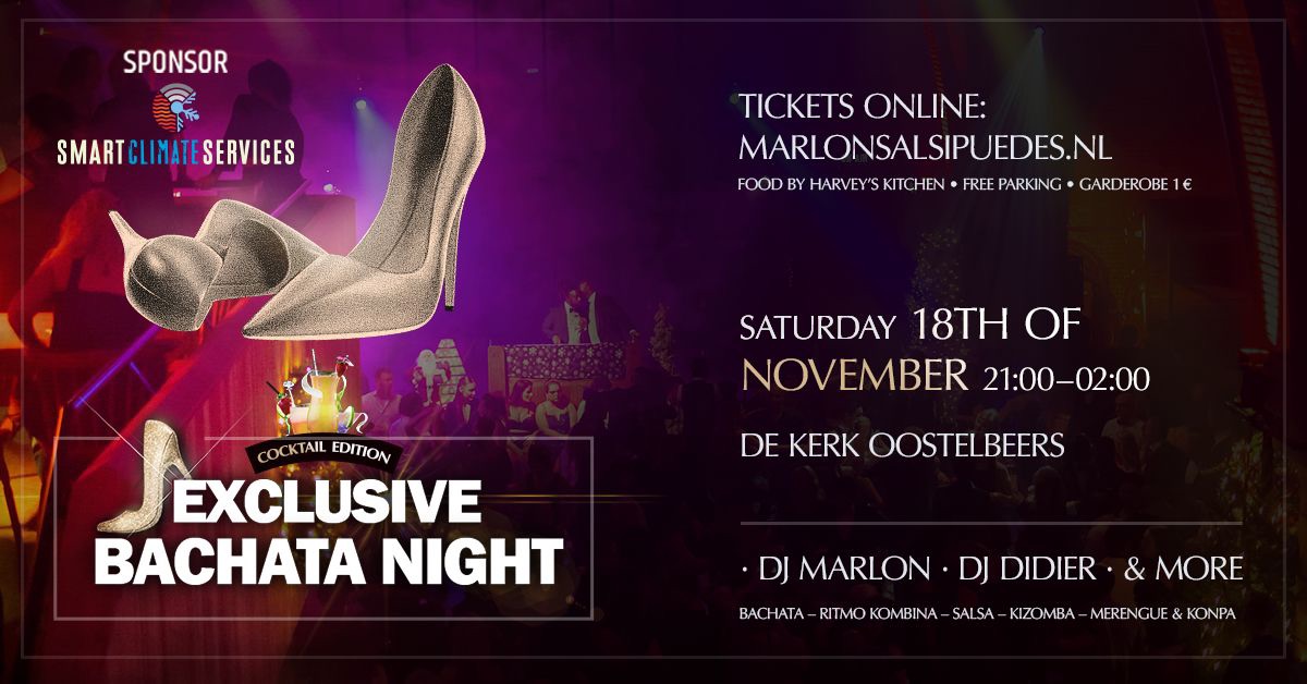Exclusive Bachata Night Saturday, November 18