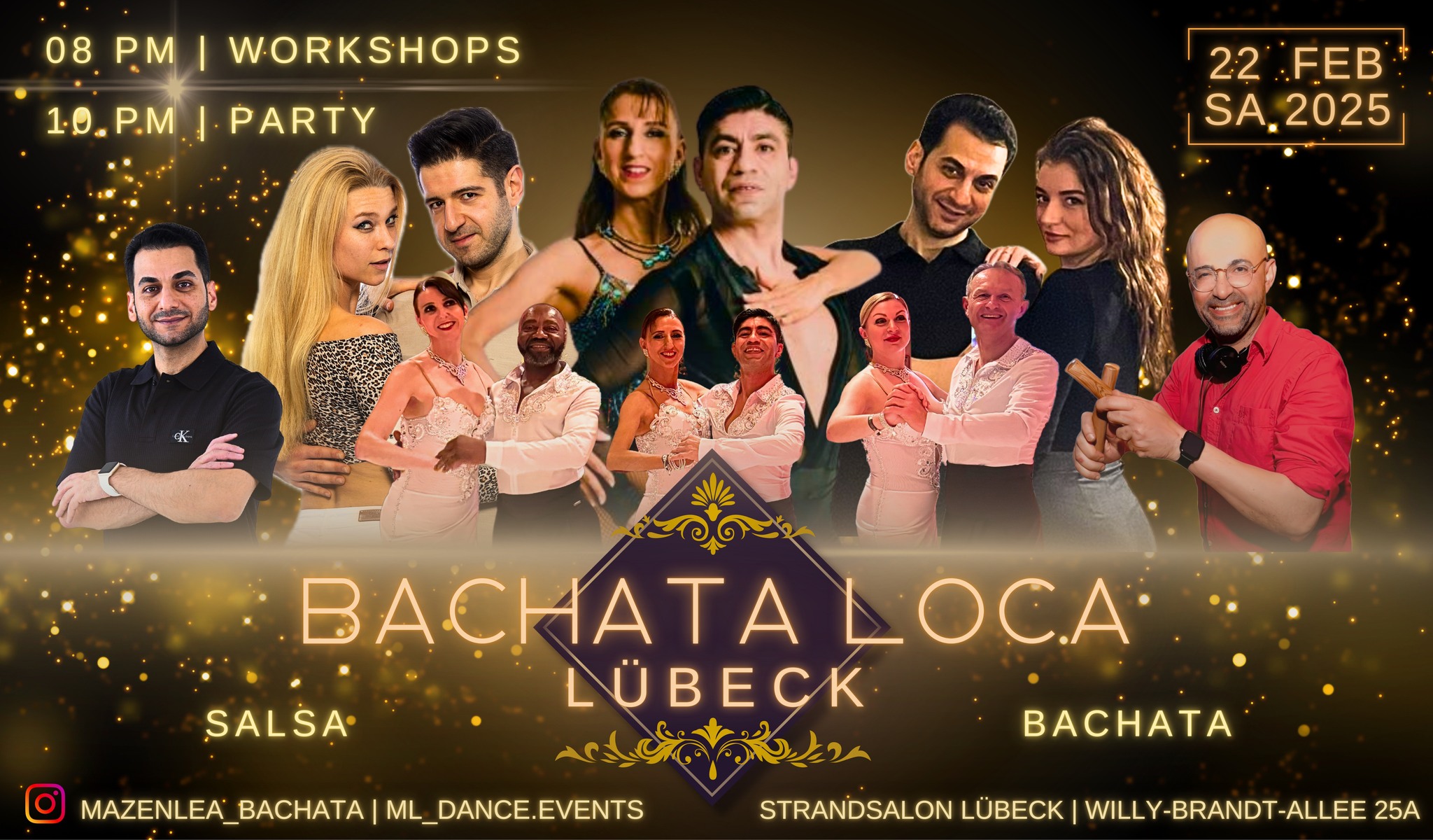 ❤️🔥BACHATA LOCA LÜBECK 22.02.2025 zweijähriges Jubiläum ❤️🔥