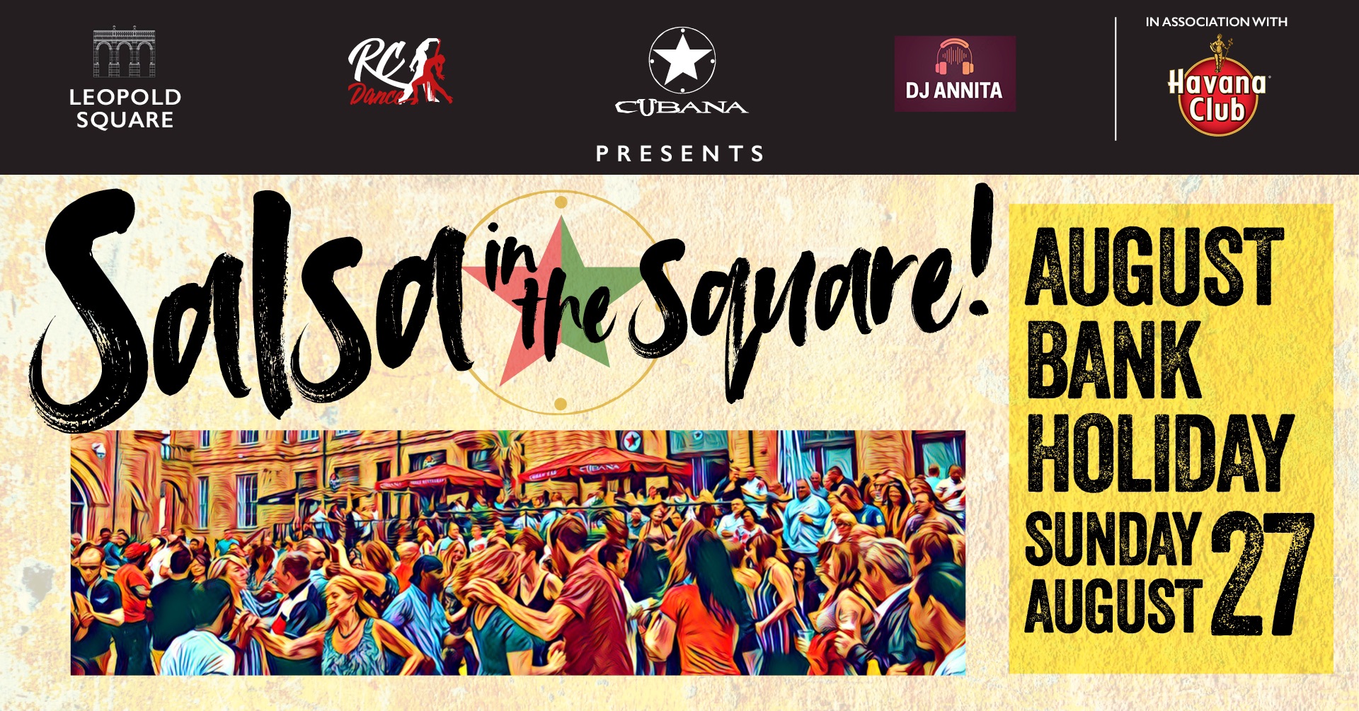 SALSA IN THE SQUARE - SUNDAY 27TH AUGUST 2023