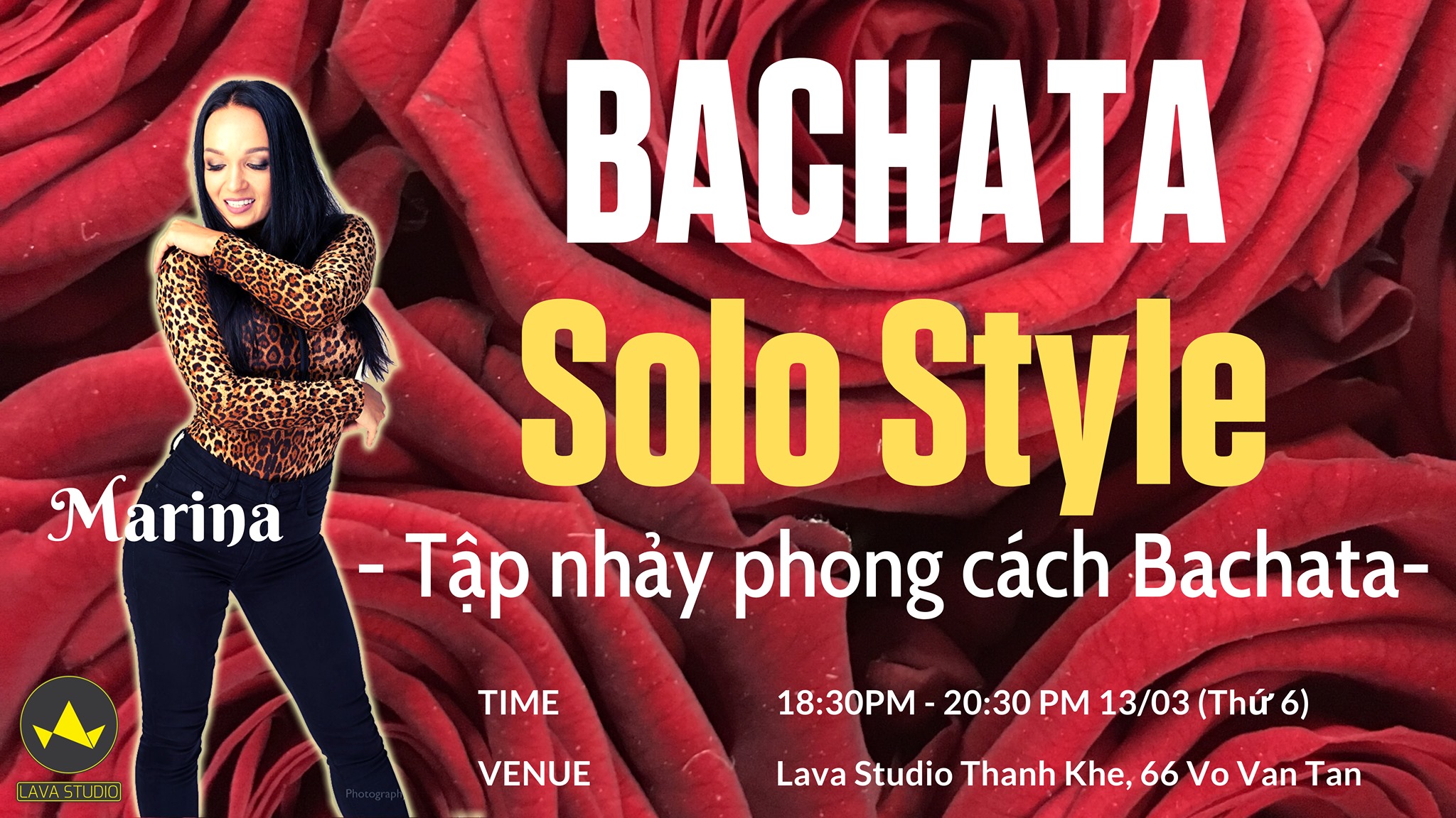 Bachata Solo Style with Marina Tập Nhảy Phong Cách Bachata