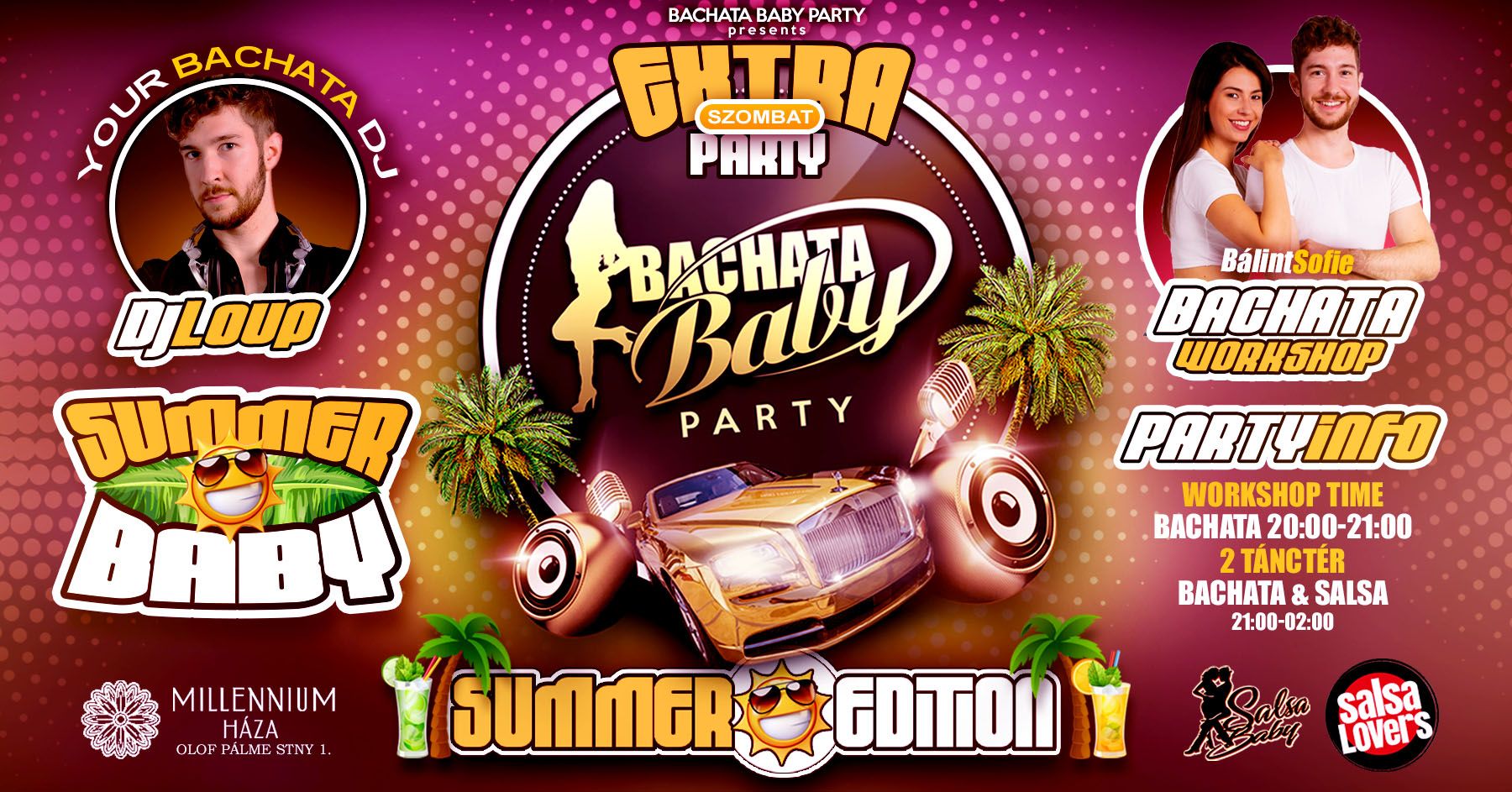 💋 Bachata Baby Party 💥 SZEPT.13. 🪩 RÁADÁS PARTY 🎧 DJ LOUP
