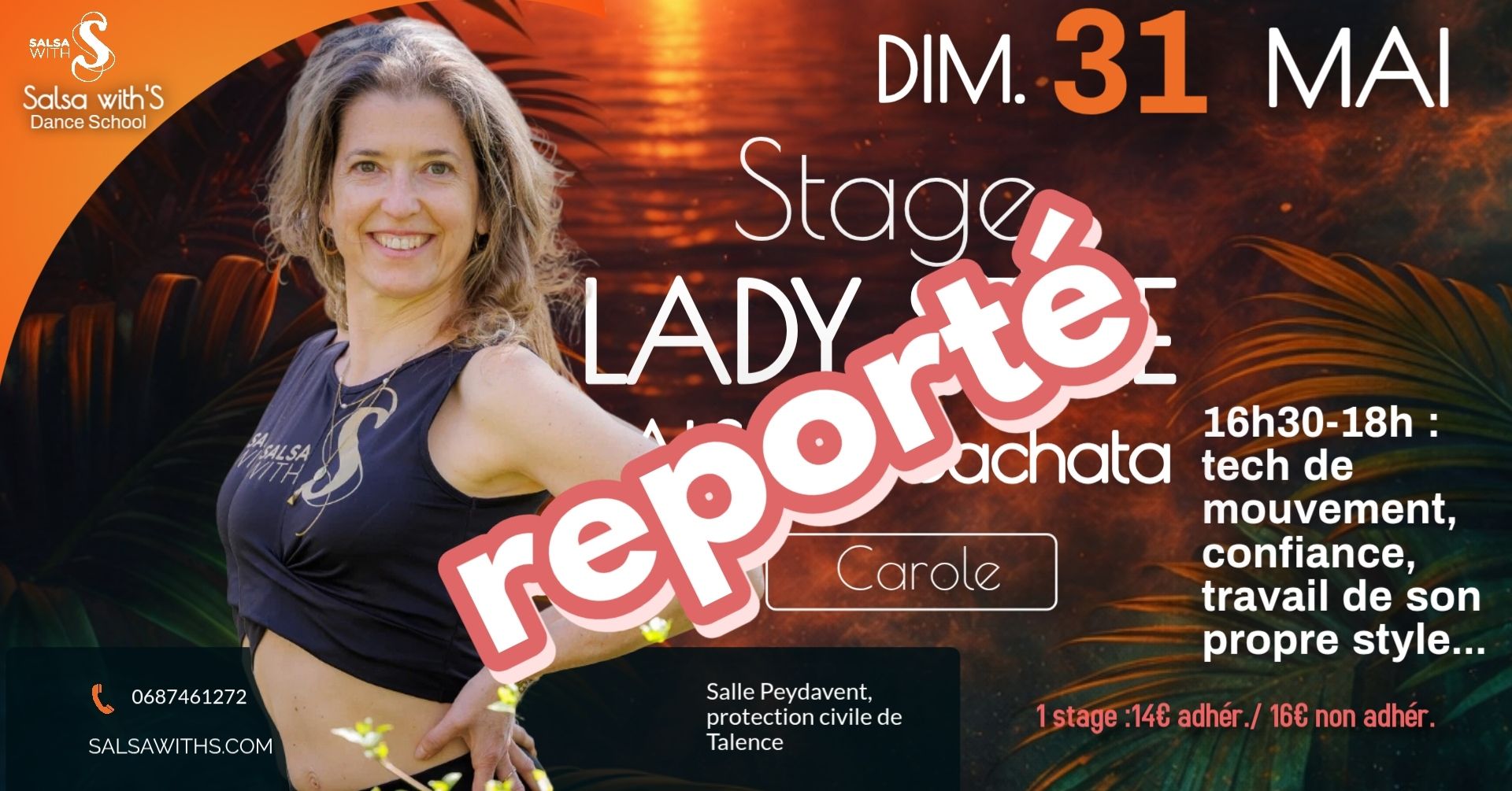 Stages Lady Style N°6 reporté