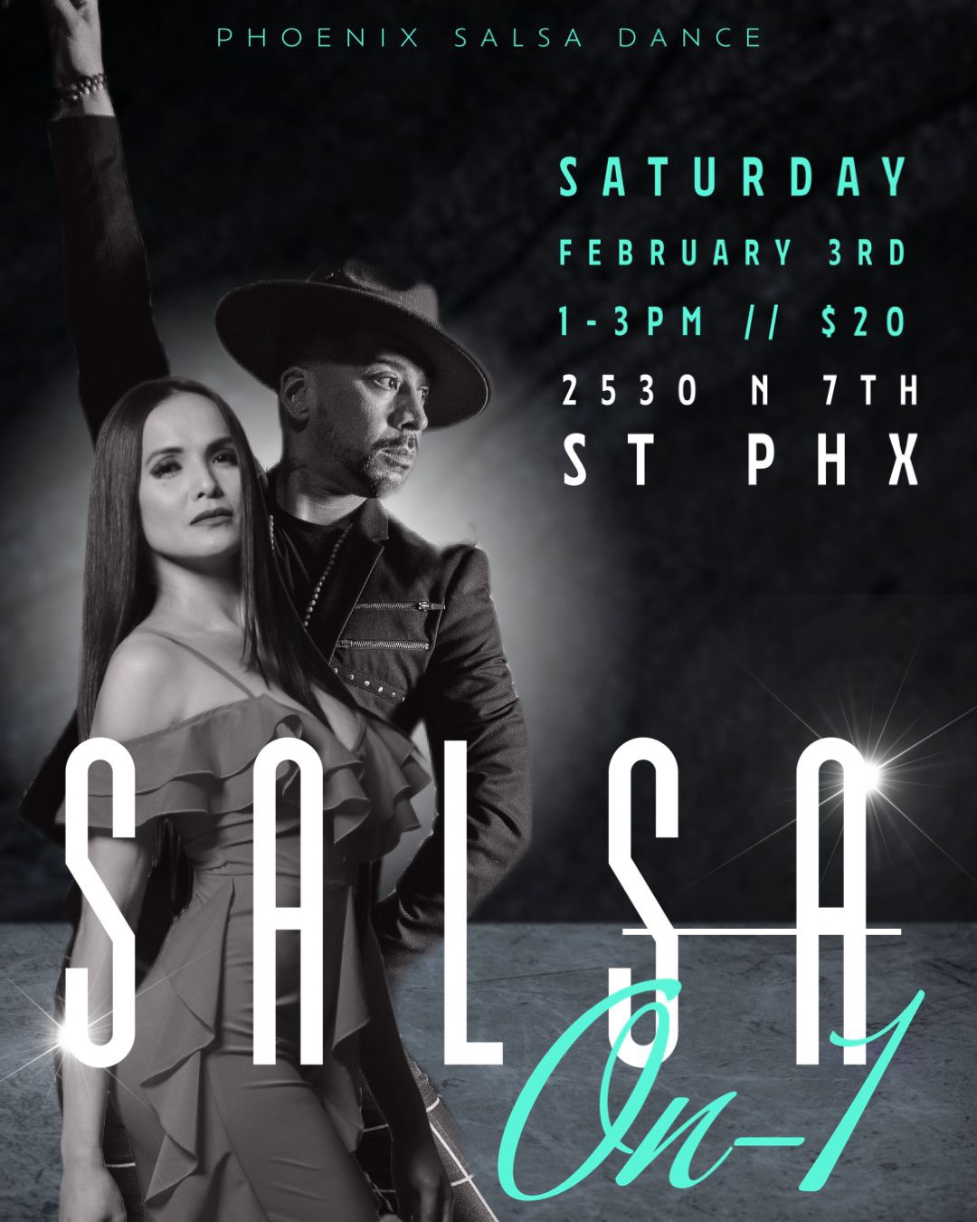Saturday Intermediate Salsa On-1 Partnering & Styling Workshop