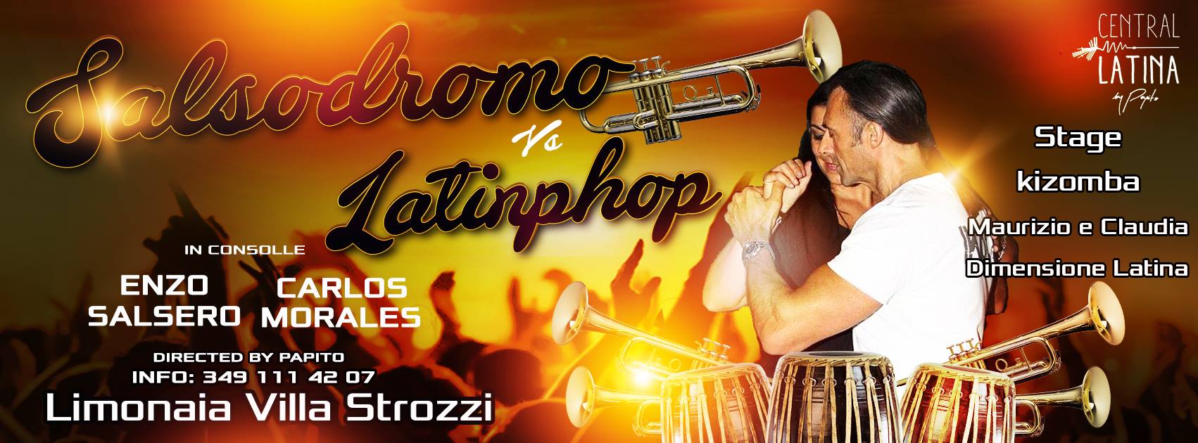 Salsodromo il miglior sabato latino alla Limonaia Villa Strozzi