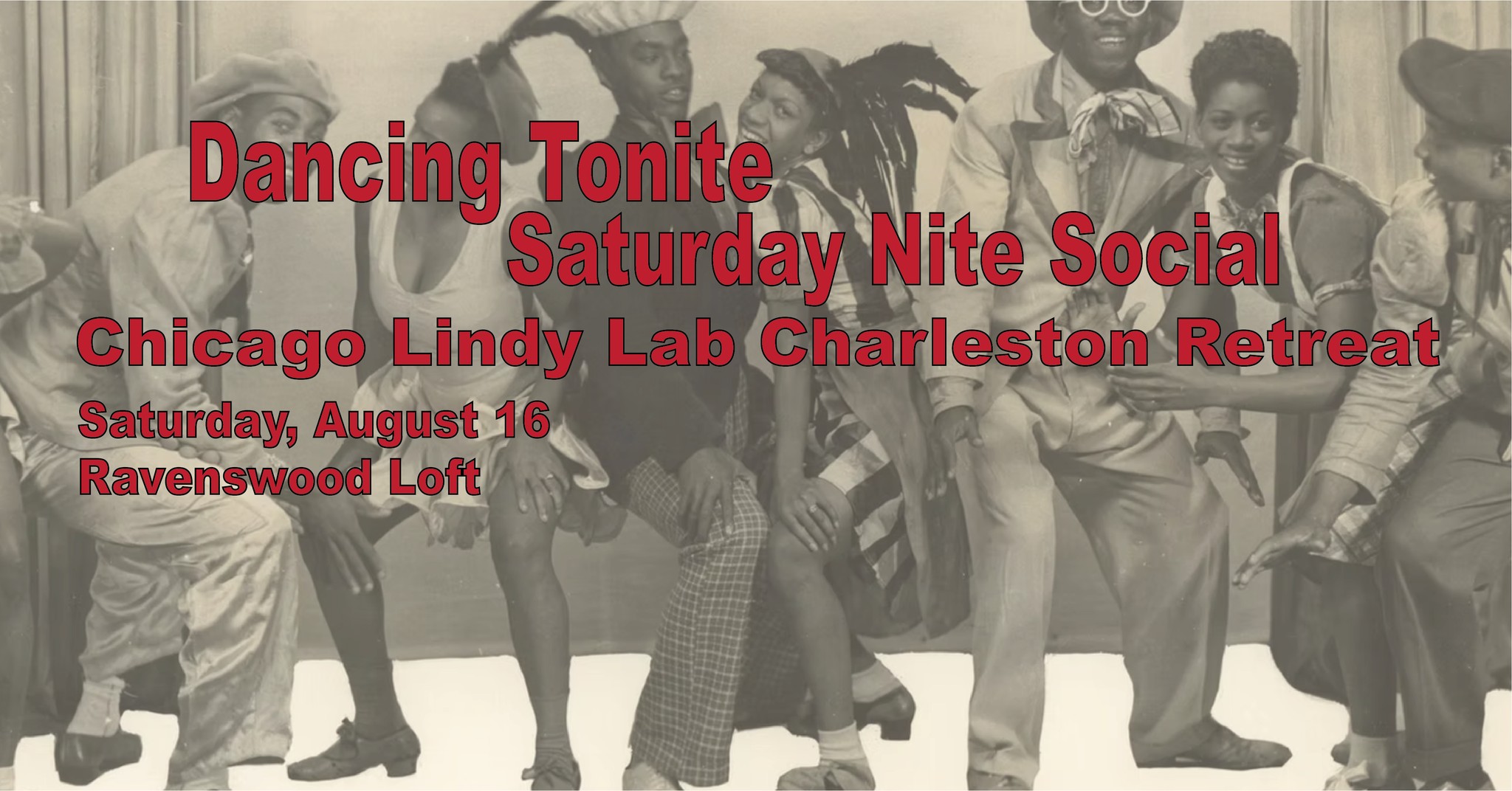 Dancing Tonite Saturday Nite Social, August 16, Ravenswood Loft