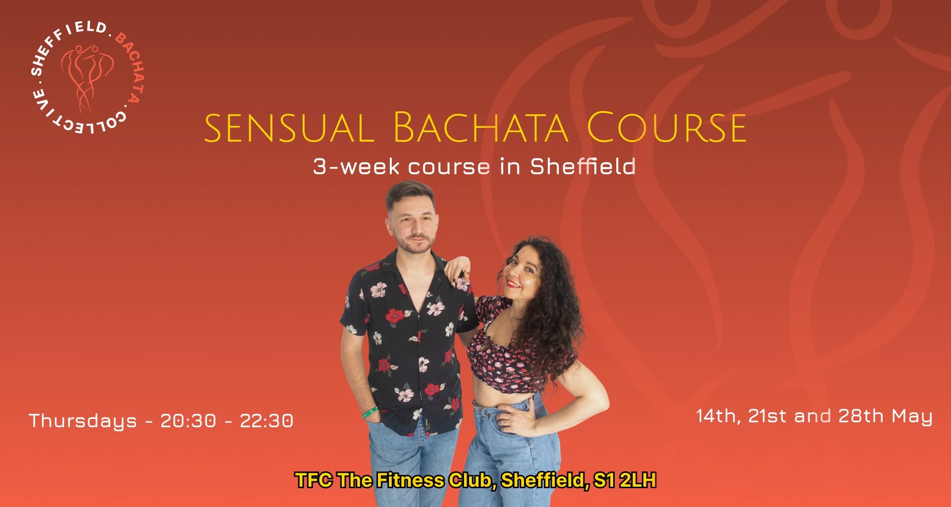 Sensual Bachata 3-week course Starting 14th May