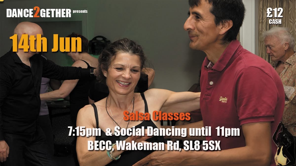 Dance2Gether Sunday Party - 14th June 2026 - Salsa Classes For All Levels